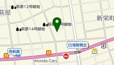 きさらぎ鍼灸院の地図画像