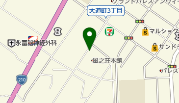 岩根表具店の地図画像