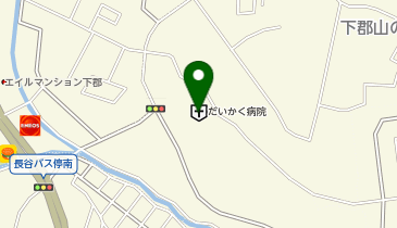 だいかく病院の地図画像