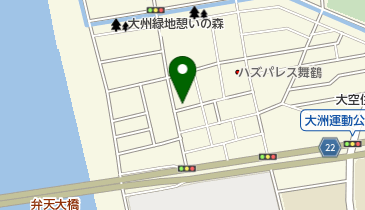 大分平和堂の地図画像