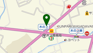 漆間米穀店の地図画像