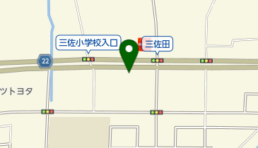 弁当の口福の地図画像