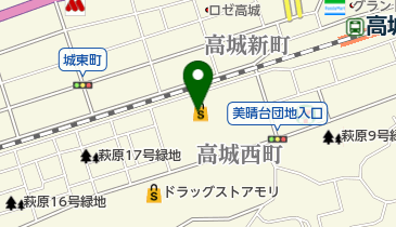 アフラックサービスショップイオン高城店募集代理店エヌケー保険サービスの地図画像