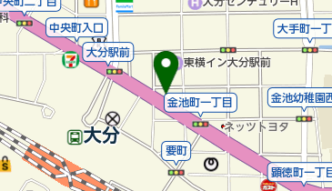 日新火災海上保険株式会社大分サービス支店の地図画像