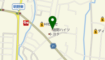 焼肉苑さとう明野店の地図画像