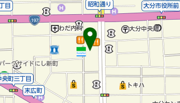 柴尾洋品店の地図画像