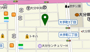 床屋としのの地図画像