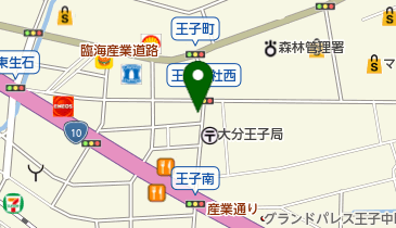 ヘアーサロンうさみの地図画像