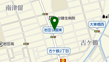 よしの食堂の地図画像