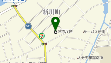 大分労働基準監督署の地図画像