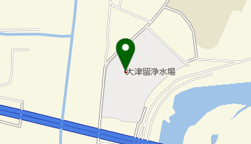 大分県企業局 大津留浄水場の地図画像