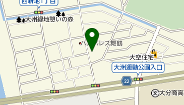 大分県聴覚障害者センターの地図画像