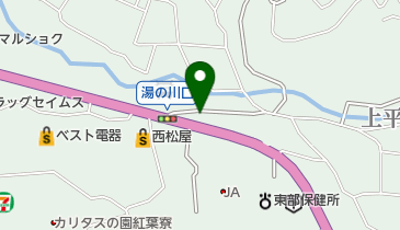 オートプラザひらまつの地図画像