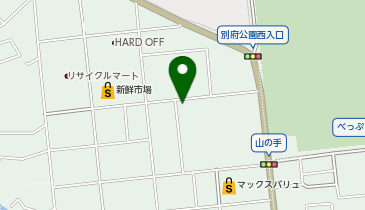 ニチイケアセンター別府の地図画像