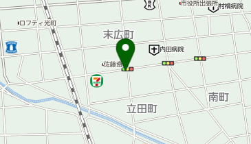合澤米穀店の地図画像