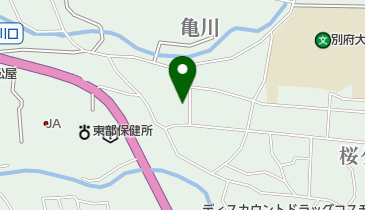 別府大学 別科日本語課程の地図画像