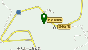 別府地獄組合 血の池地獄切符売場の地図画像