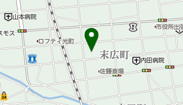 クラウン美容室の地図画像