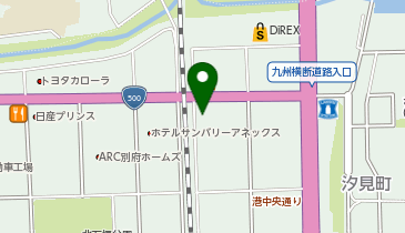 ブックマーケット別府店の地図画像