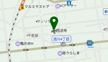西法寺の地図画像