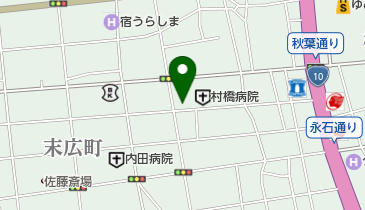 アケミ美容室の地図画像