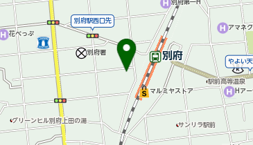 美容プラージュ別府店の地図画像