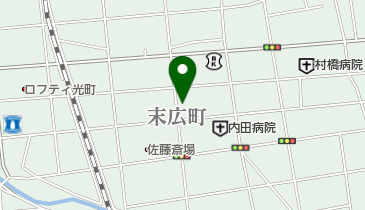 財前米穀店の地図画像