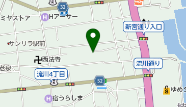 メガネのヒガシホの地図画像