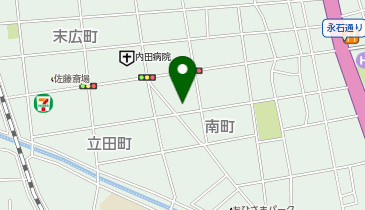 小西理容所の地図画像