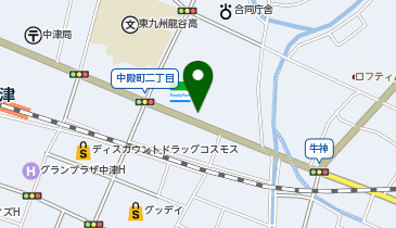 カギの110番中津の地図画像