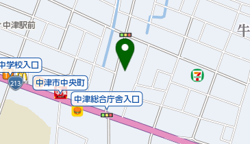 株式会社鈴花新中津店の地図画像