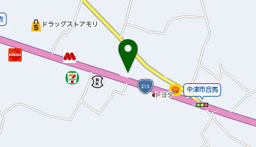 クラフトハートトーカイ・中津店の地図画像