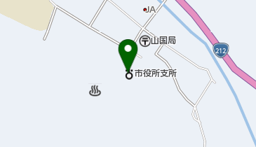 コアやまくにスケートリンクの地図画像