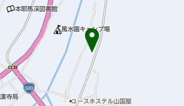 耶馬渓焼窯元吉村松月園の地図画像