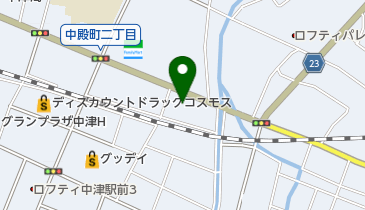 信友ライフ中津の地図画像