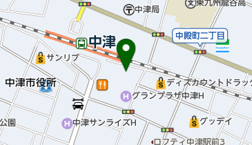 明治安田生命中津営業所の地図画像