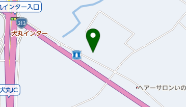 床屋やすの地図画像