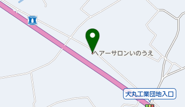 ヘアーサロン井上の地図画像