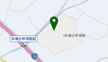 中津少年学院の地図画像