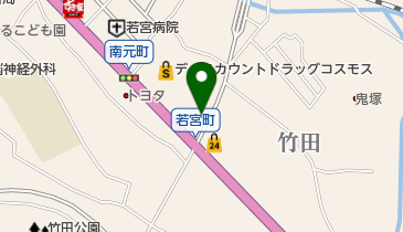 クワノ商事の地図画像