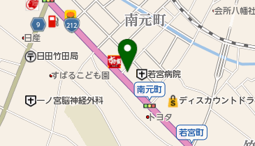 有限会社日田ホンダの地図画像