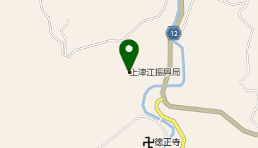 日田市 上津江公民館の地図画像