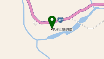 日田市 中津江公民館の地図画像