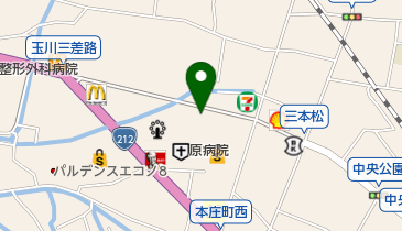 矢野化粧品 三本松店の地図画像