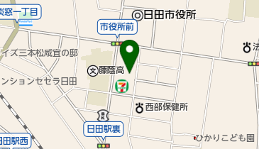 社団法人大分県自動車整備振興会日田支部の地図画像