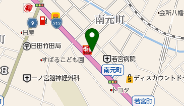 日田部品の地図画像