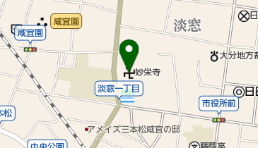 宗教法人妙栄寺の地図画像