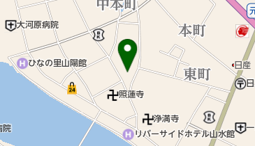 合谷質店の地図画像