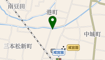 花と緑アウトテリアりんご苑の地図画像