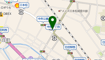 タカタグループウイング日田店の地図画像
